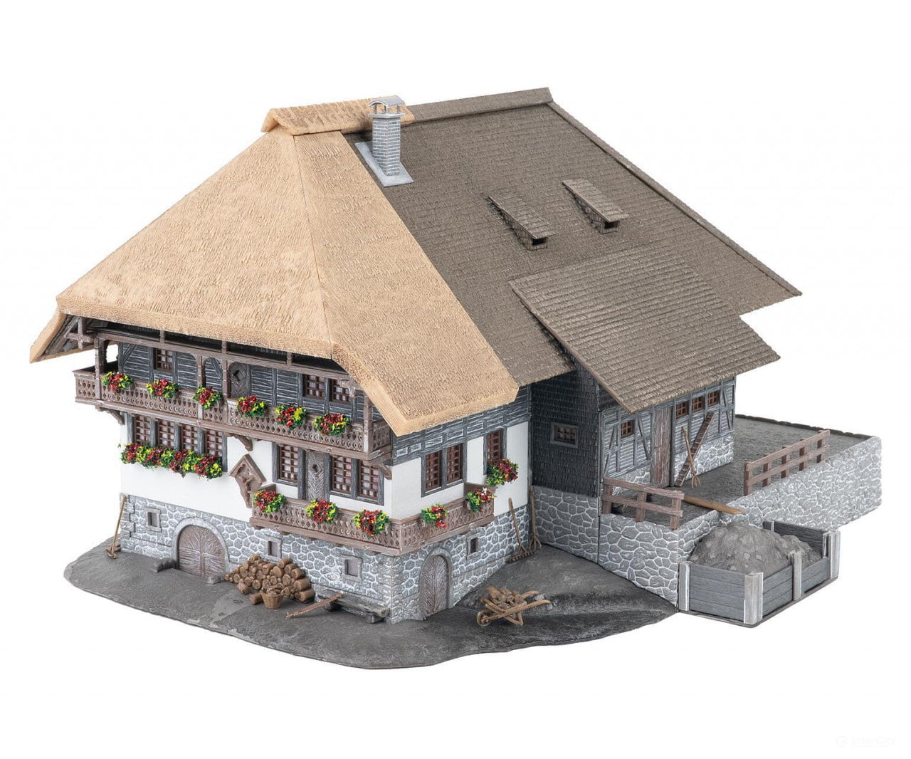 Faller 130013 HO Black Forest farm with 2 figures Anniversary model - Structures