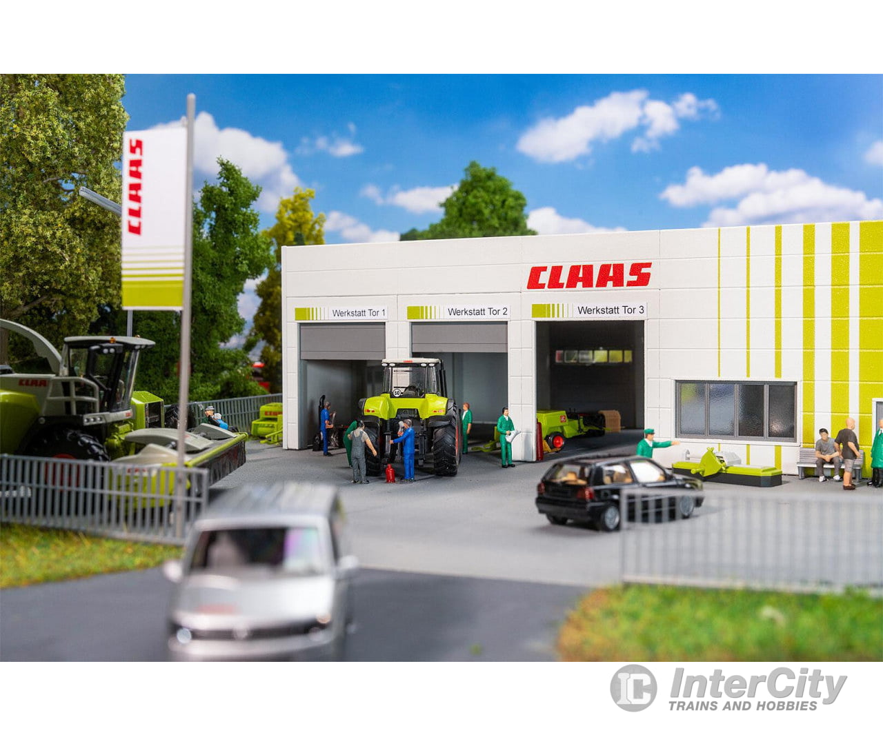 Faller 130121 HO CLAAS Agricultural machinery workshop Structures