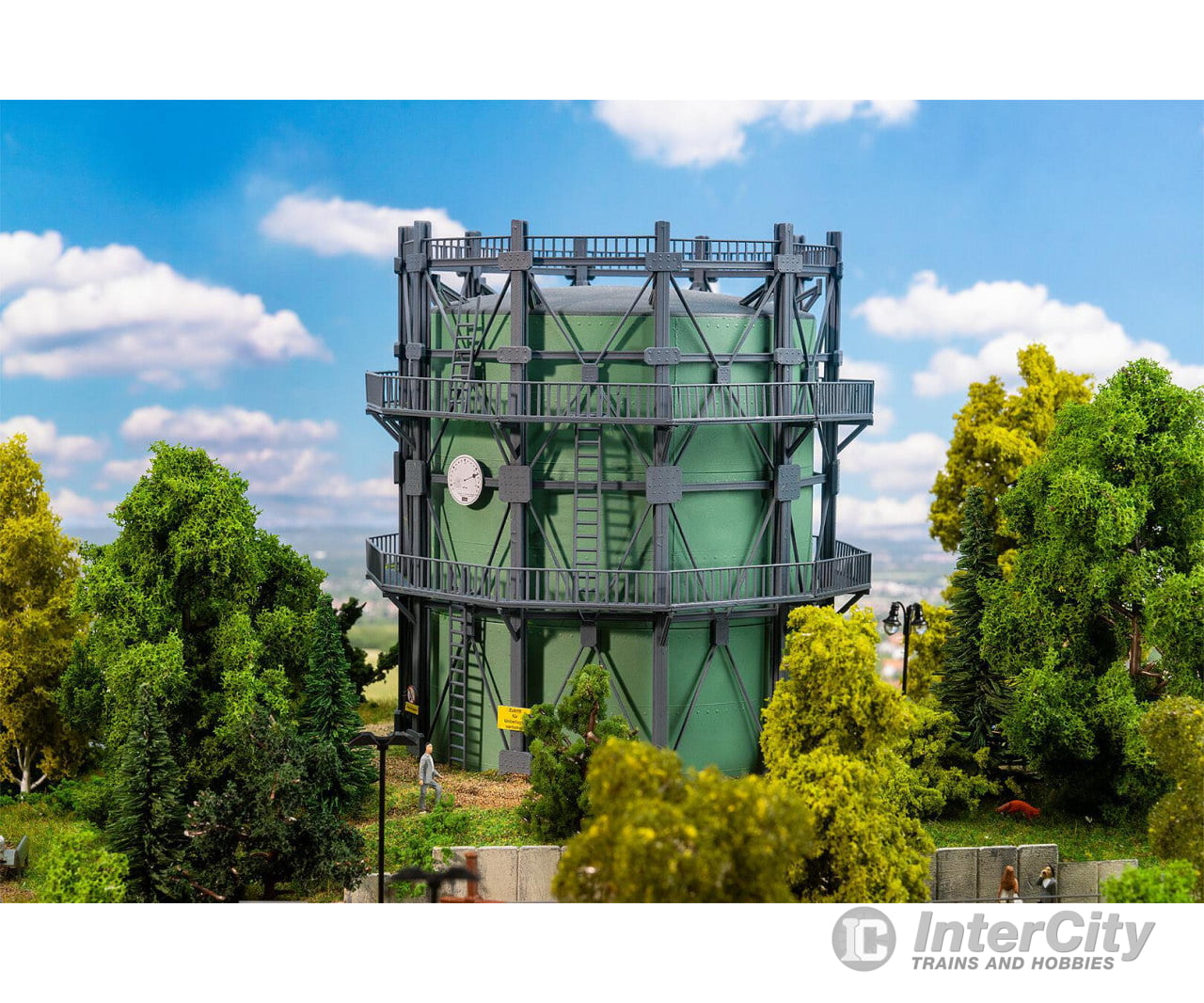 Faller 130157 HO Gasometer with pipework Structures