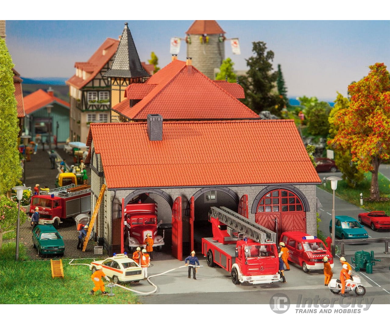 Faller 130162 Ho Fire Brigade Engine House Structures