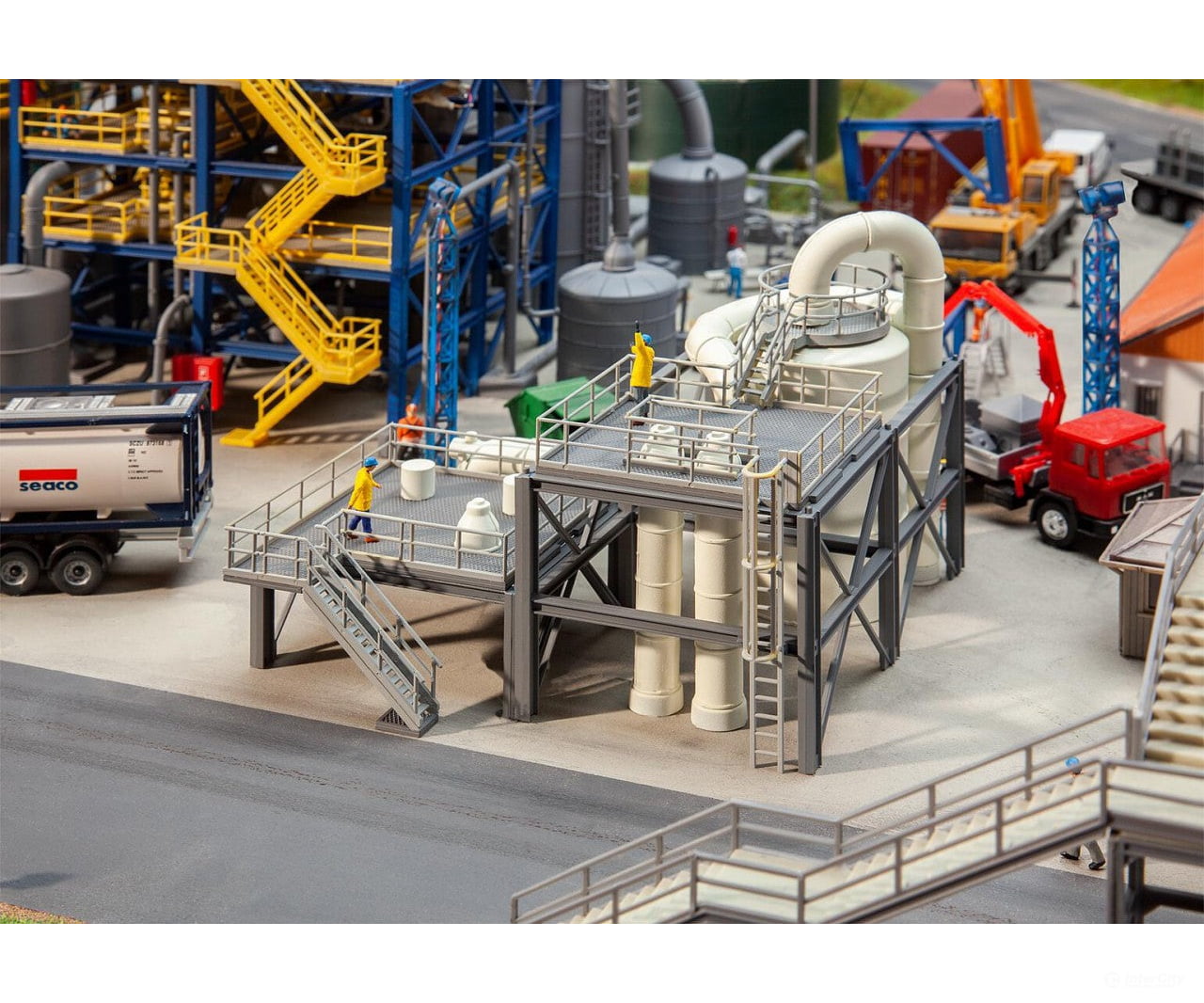 Faller 130179 Ho Steel Structure Of Apparatuses With Pipes Structures