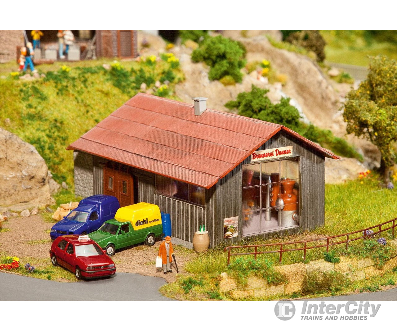 Faller 130194 Ho Distillery With Accessories Structures