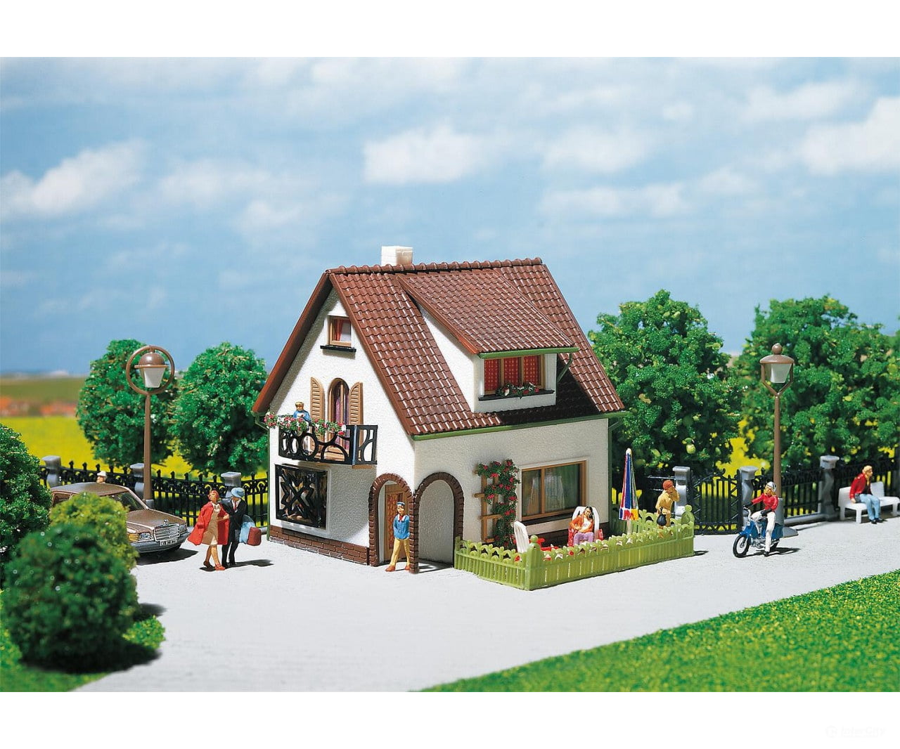 Faller 130200 Ho House With Dormer Window Structures