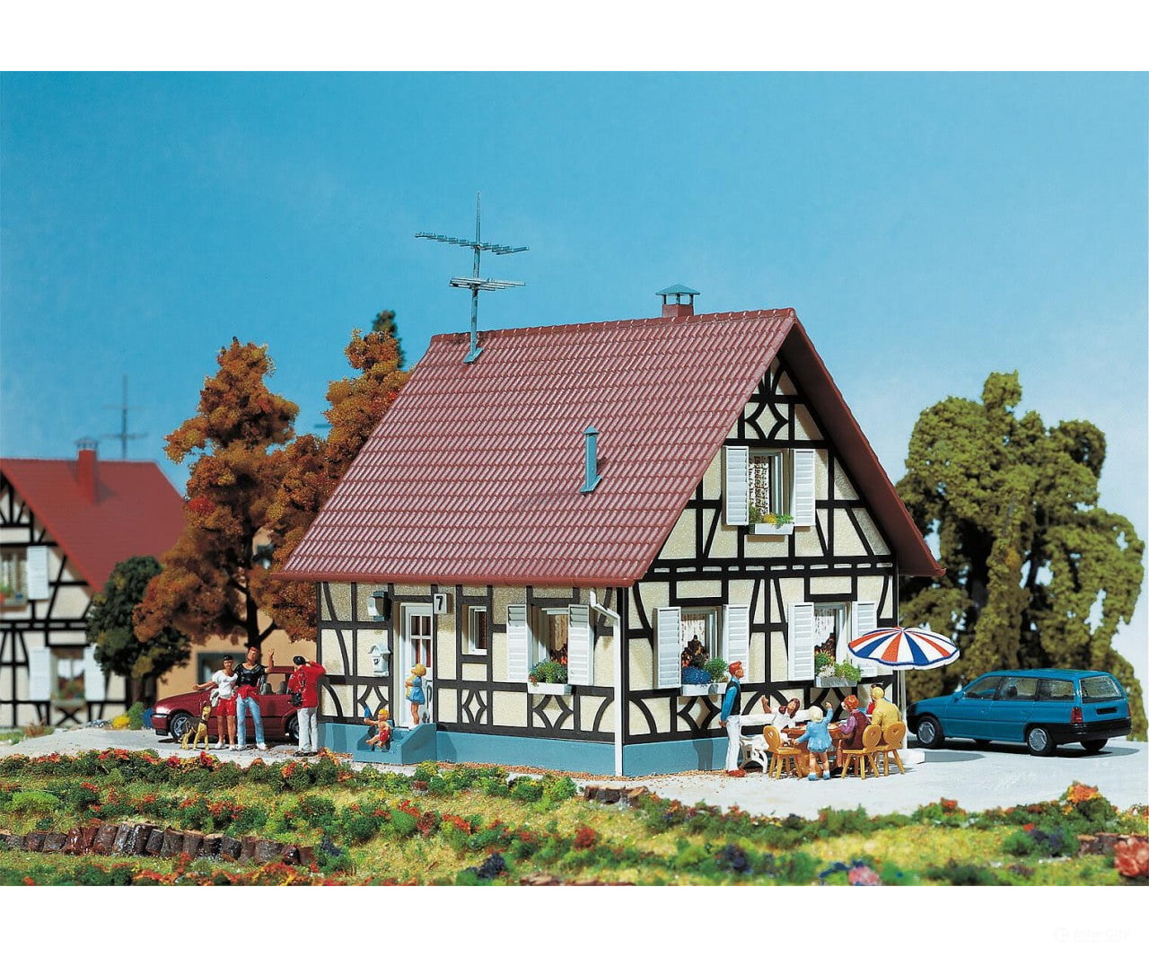 Faller 130221 Ho Half-Timbered One-Family House Structures