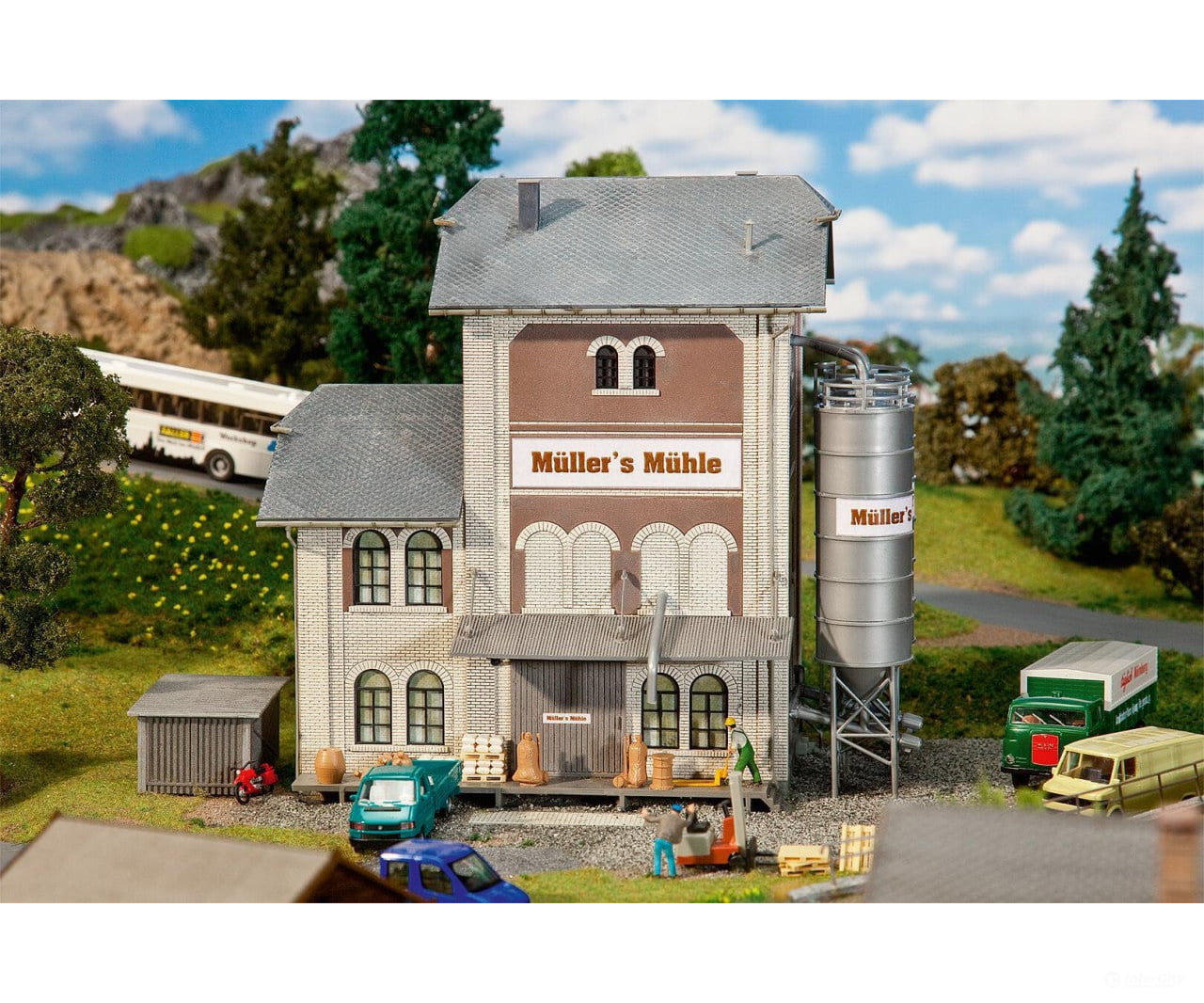 Faller 130228 Ho Industrial Mill Structures