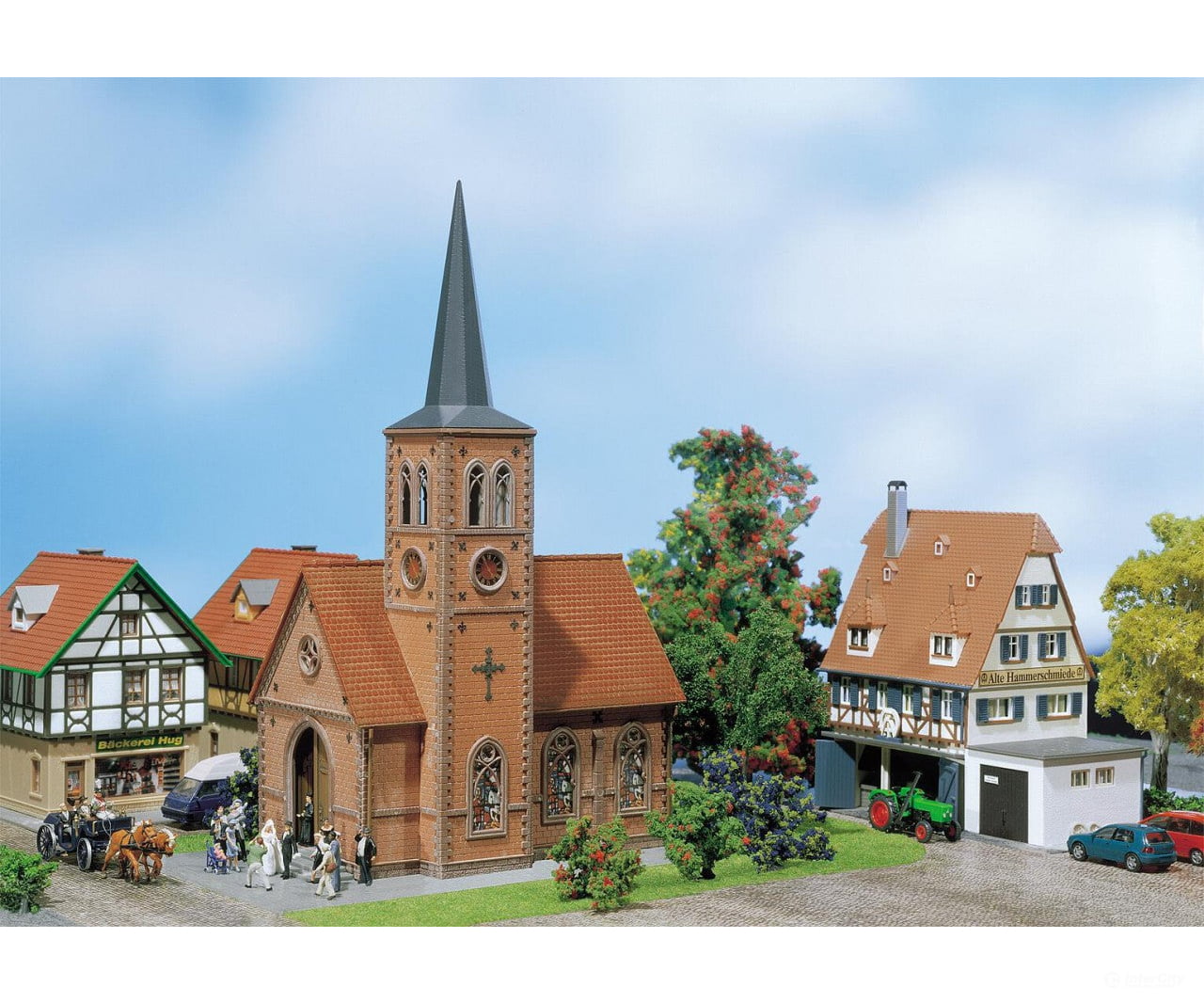 Faller 130239 Ho Small Town Church Structures