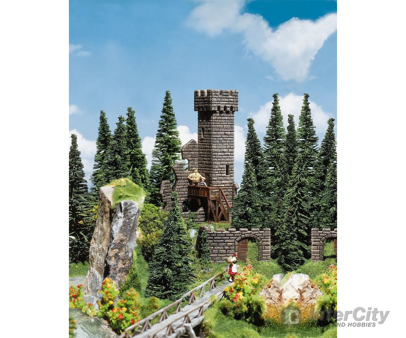 Faller 130285 Ho Castle Tower Ruins Structures