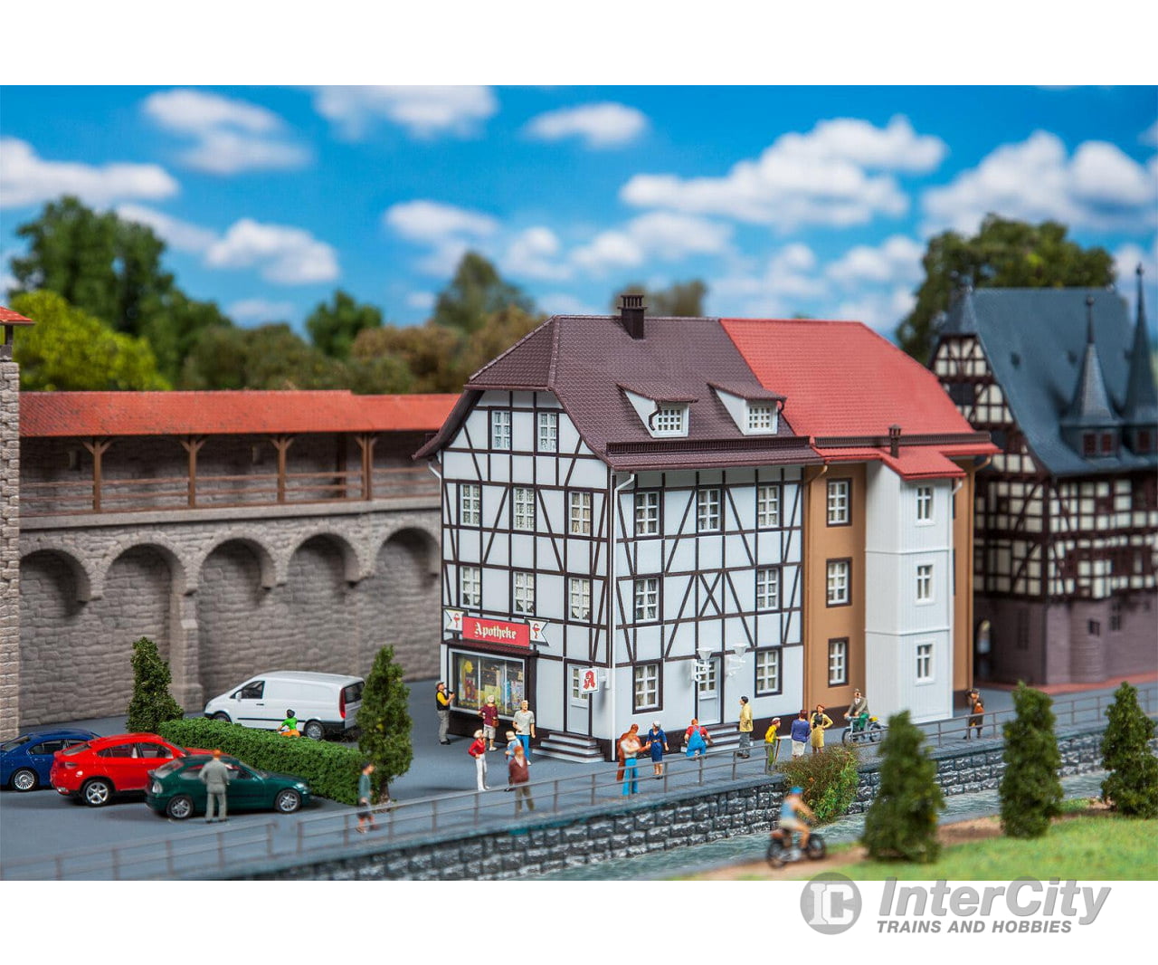 Faller 130417 Ho Castle Pharmacy Structures