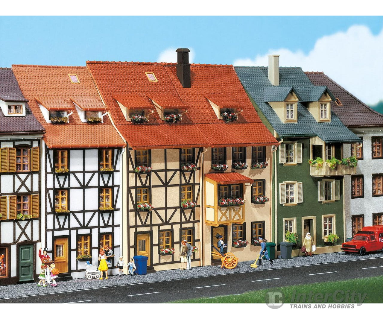 Faller 130431 Ho 2 Relief Houses Structures