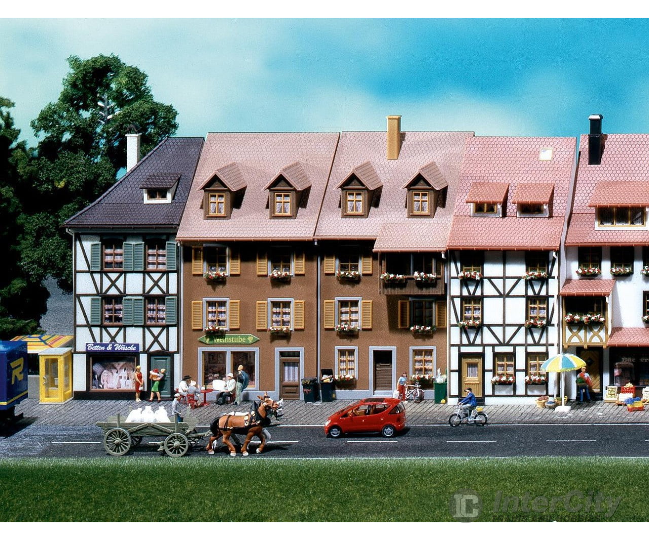 Faller 130432 Ho 2 Relief Houses Structures