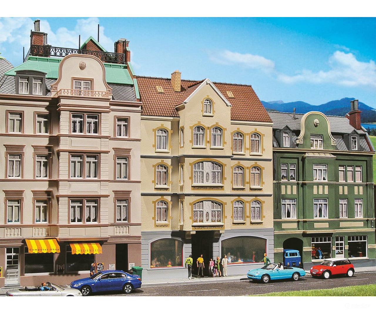 Faller 130447 Ho Town House With Pub Structures