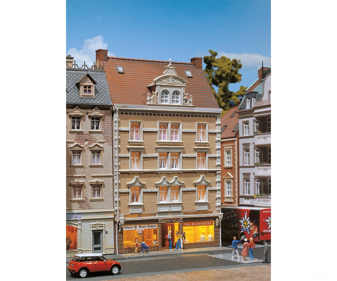 Faller 130448 Ho Allianz + Tea & Spices Town House Structures