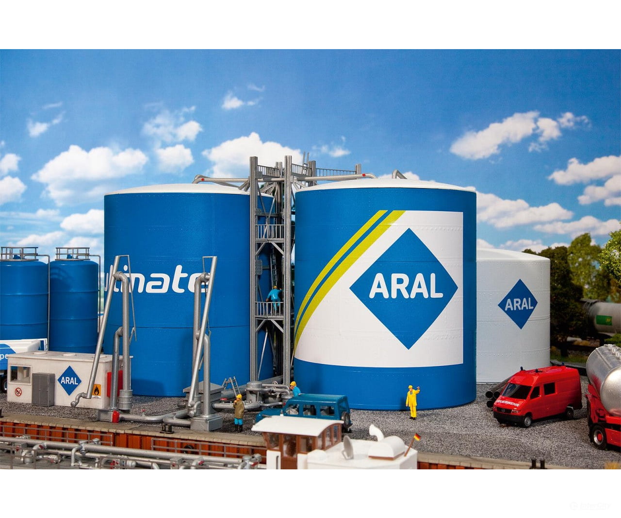 Faller 130485 Ho Aral Tank Farm Structures