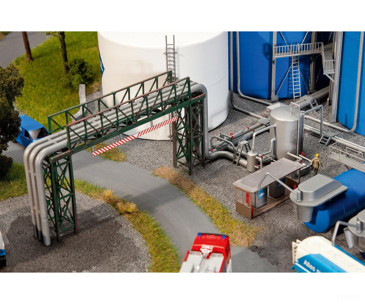 Faller 130487 Ho Pipeline And Filling Plant Structures