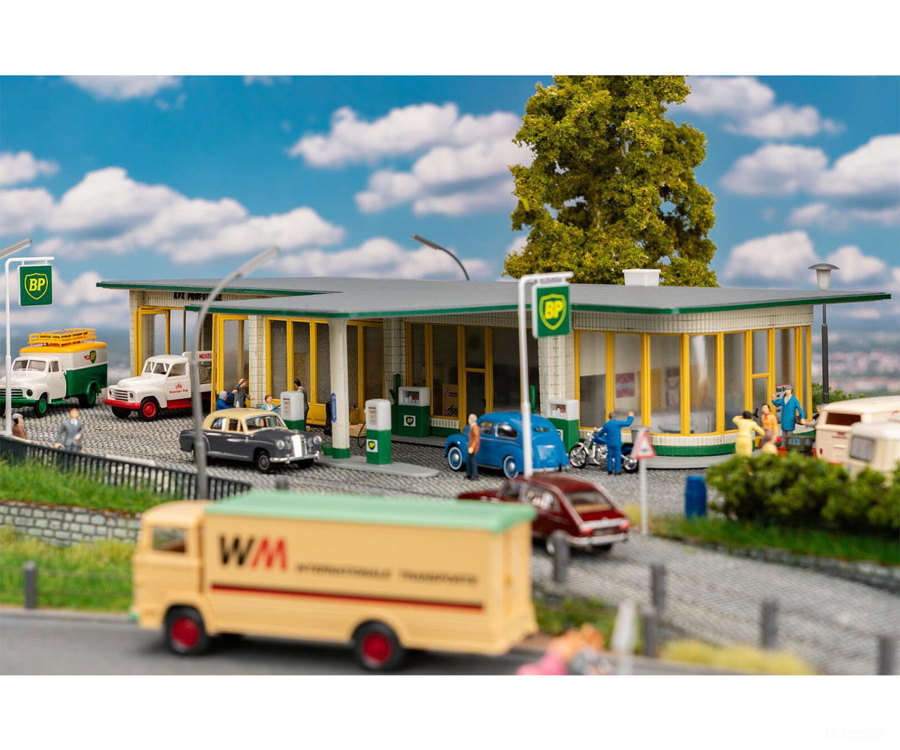 Faller 130592 Ho Large Filling Station Bp Structures