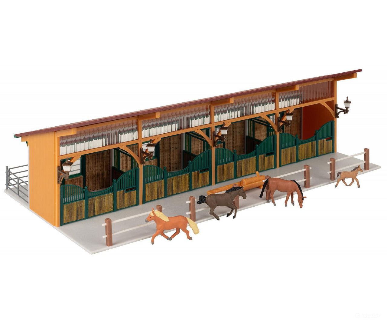 Faller 130597 Ho Stable With 4 Horses Structures