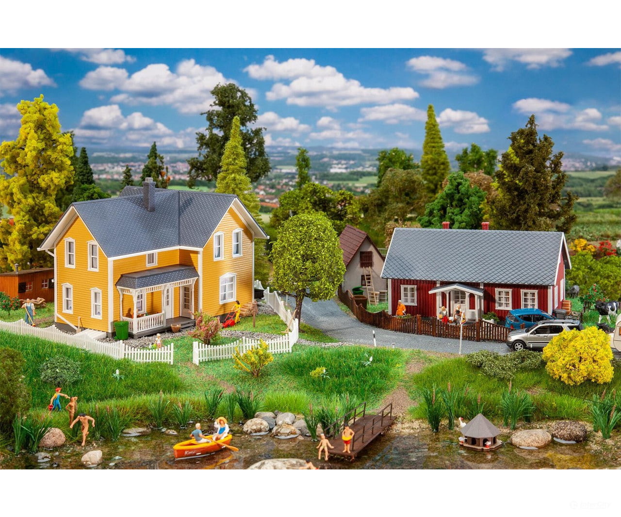 Faller 130604 Ho 2 Swedish Houses Structures