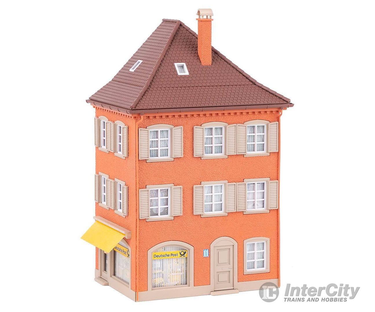 Faller 130617 Ho Corner House With Post Office Structures