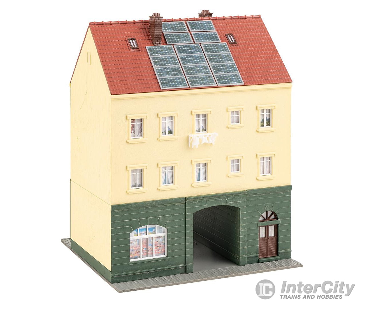 Faller 130628 Ho Town House With Model-Making Shop Structures