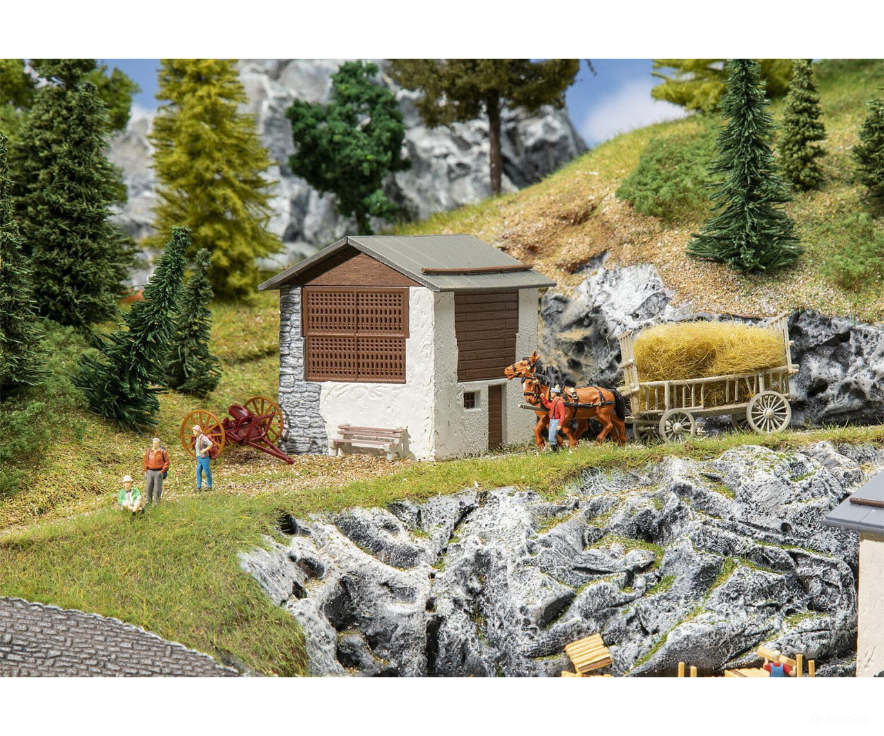 Faller 130634 Ho Graubünden Hay Barn Structures