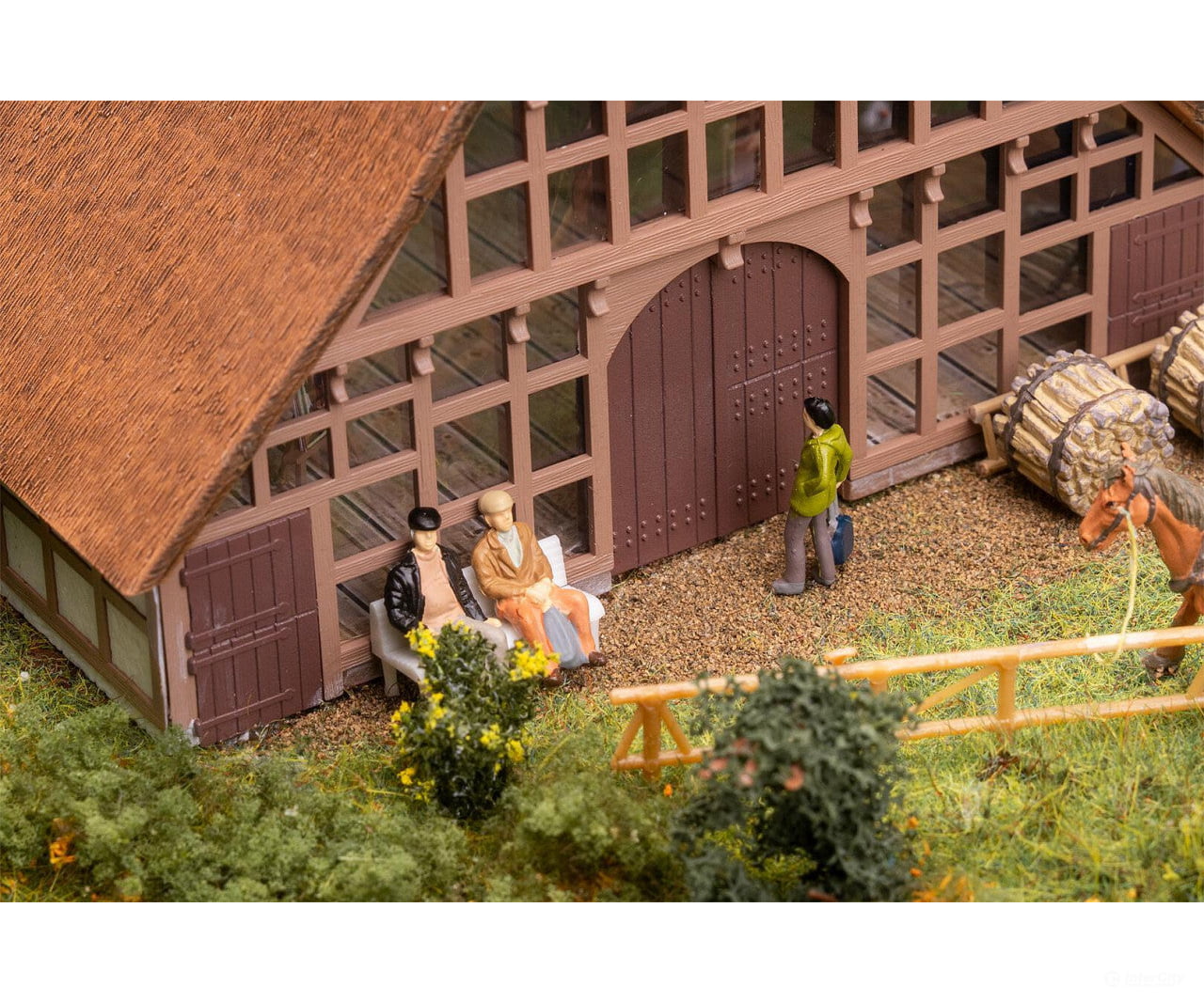Faller 130674 HO North German thatched house - Structures