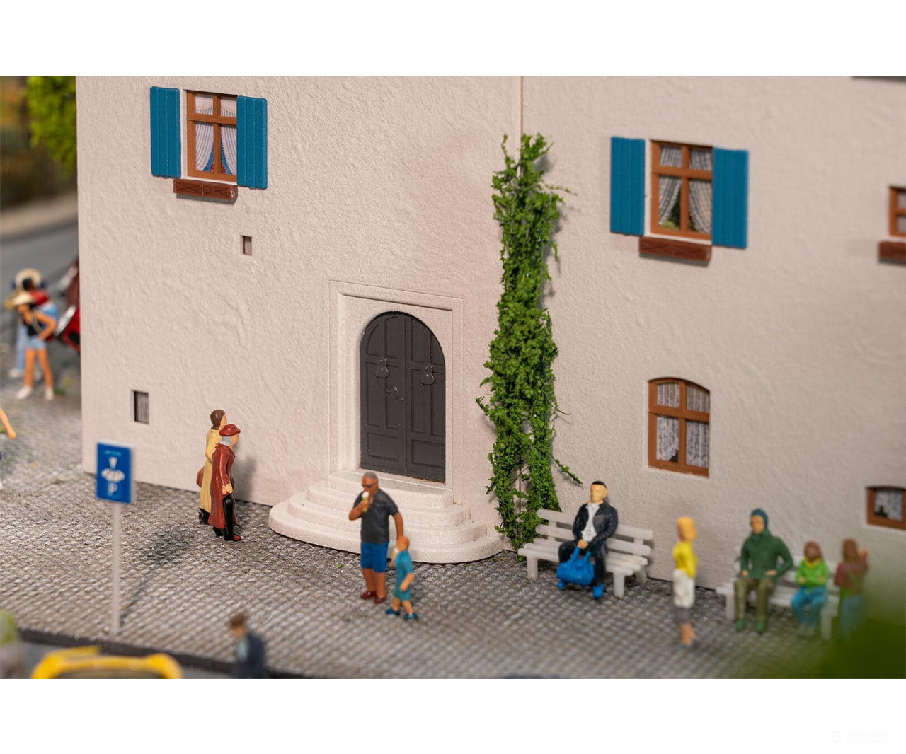 Faller 130694 Ho Town House With Jester Museum Structures