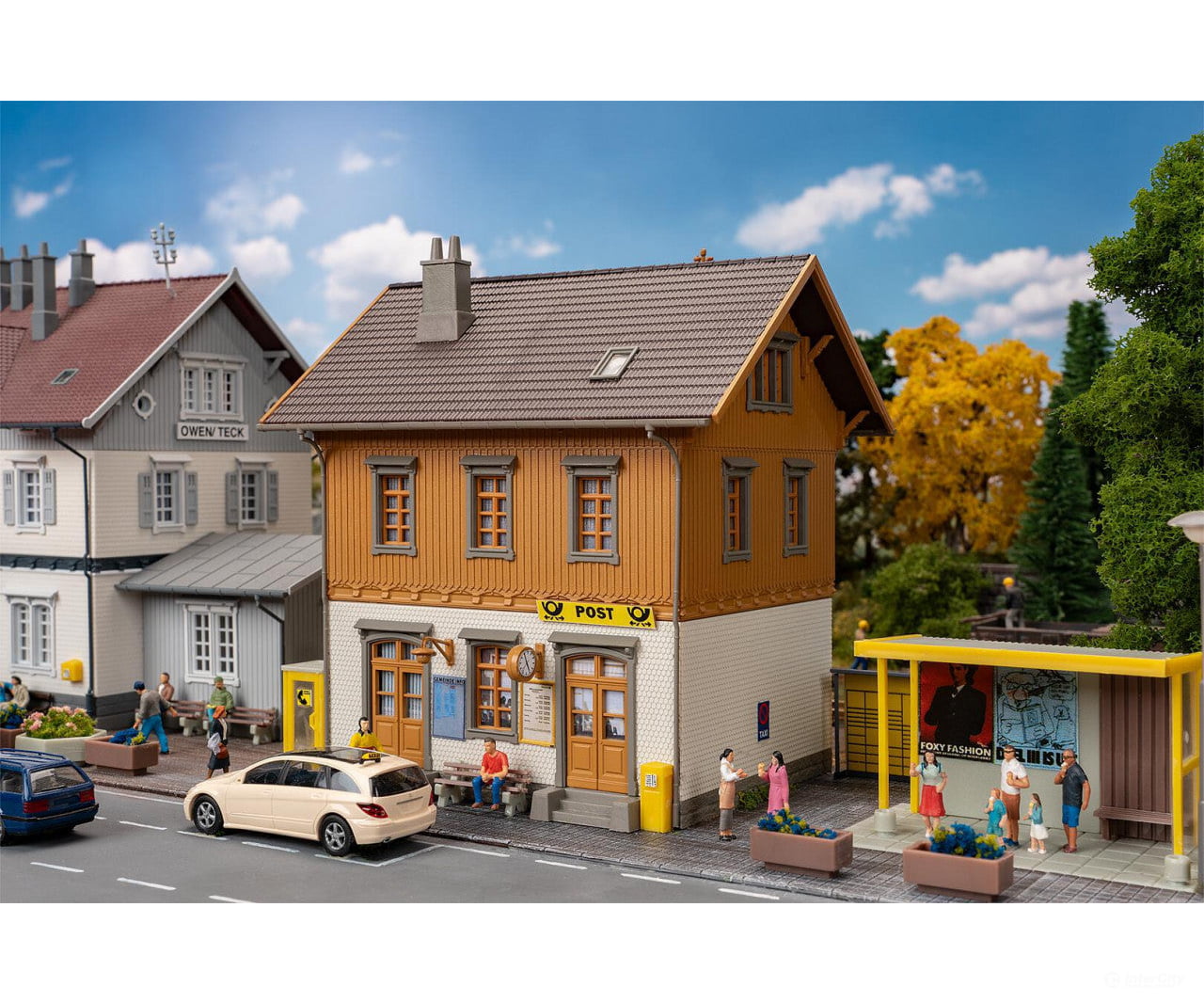 Faller 130887 Ho Village Post Office Structures