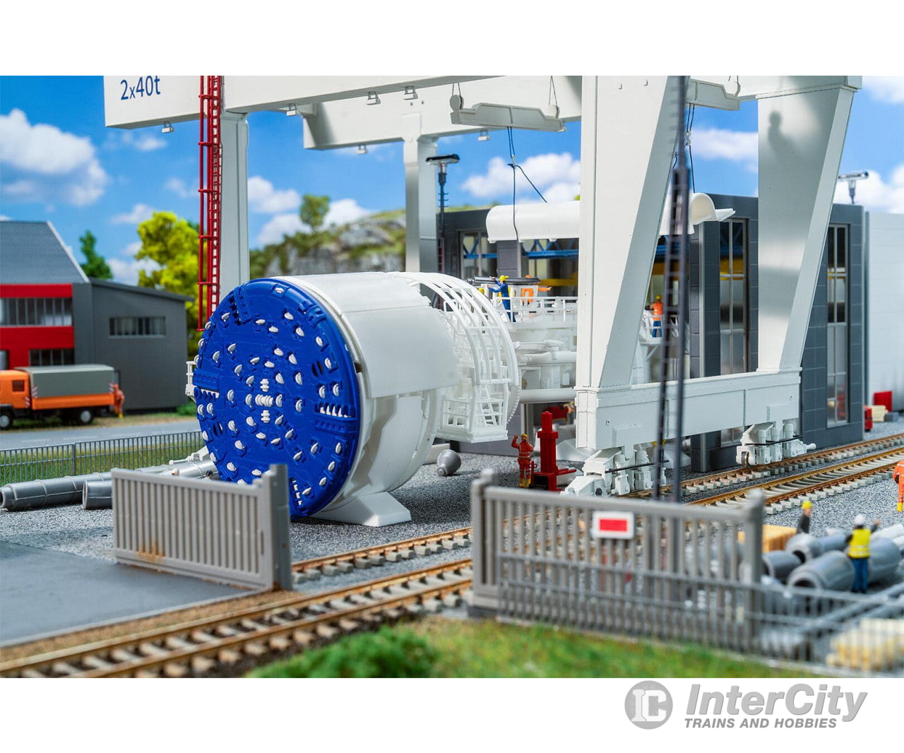 Faller 130897 HO Tunnel boring machine under construction Structures
