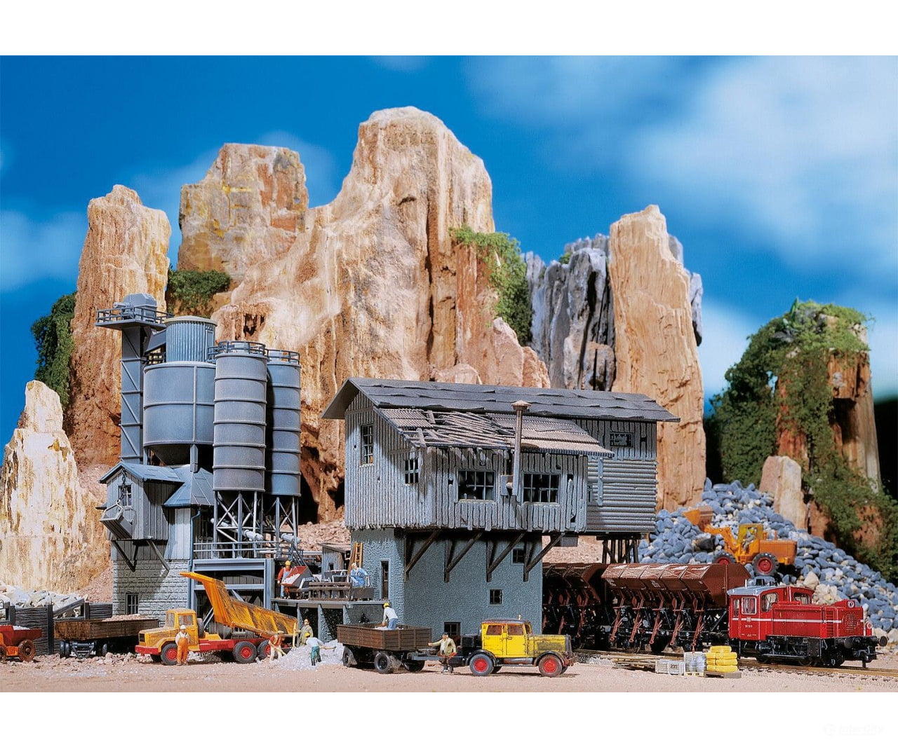 Faller 130961 Ho Old Stone-Crushing Plant Structures