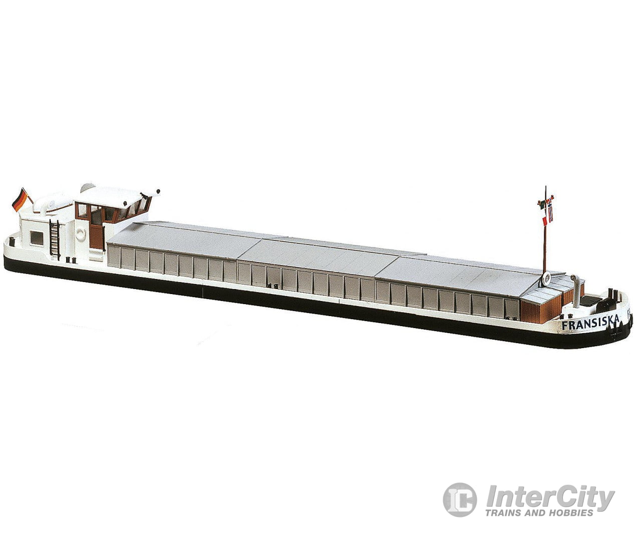 Faller 131006 Ho River Cargo Boat With Dwelling Cabin Structures
