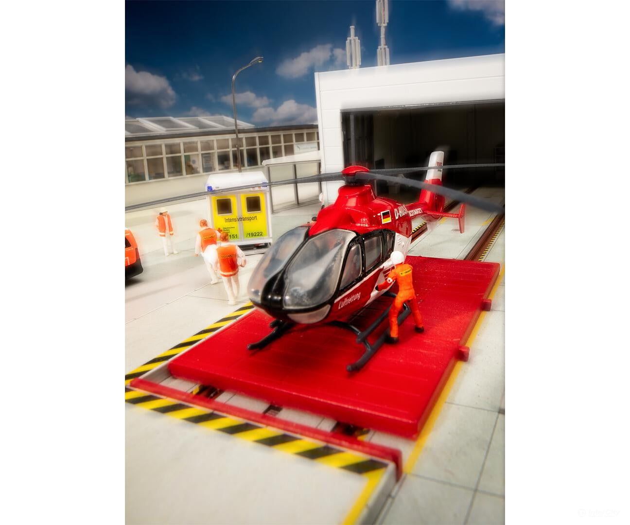 Faller 131020 Ho Air Rescue Helicopter Ec135 Cars & Trucks