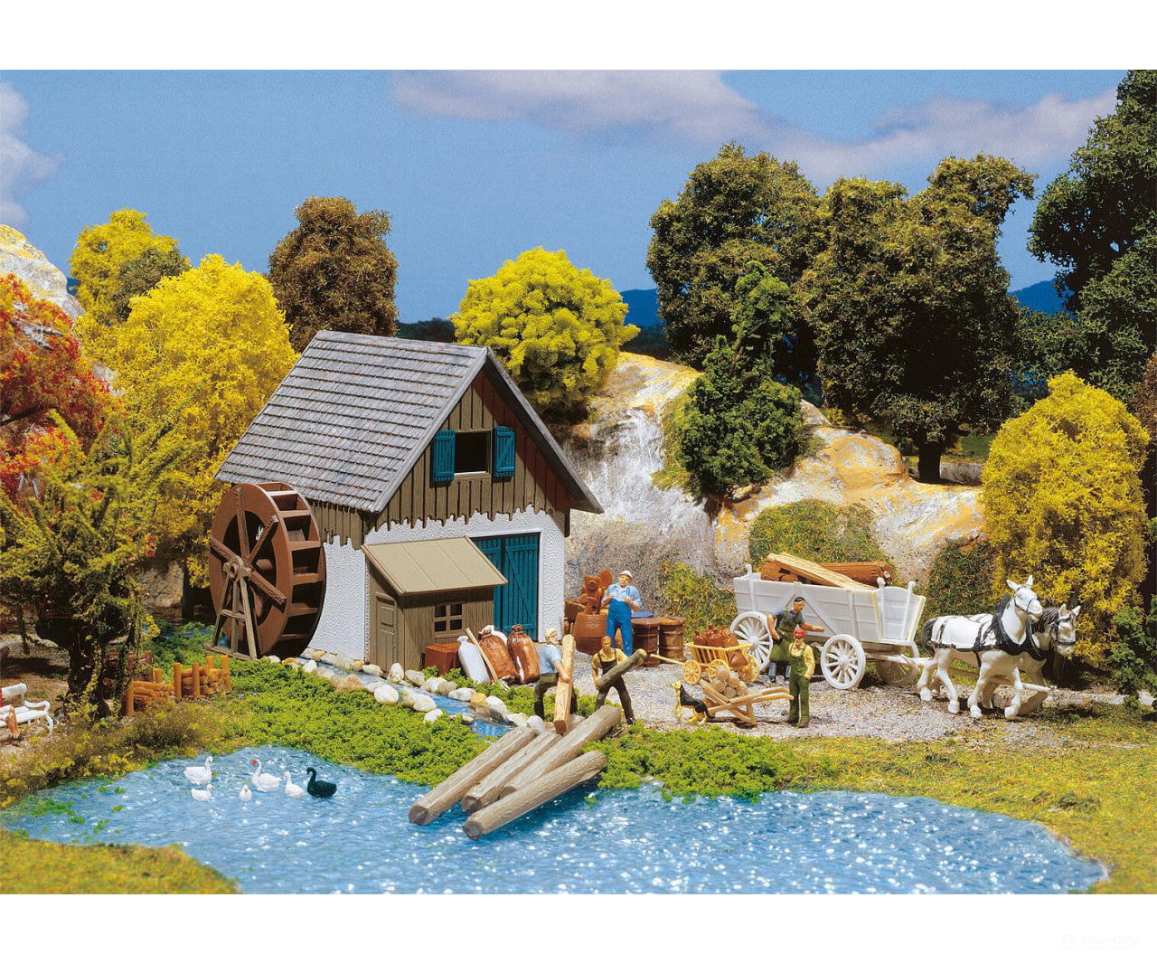 Faller 131362 Ho Small Mill Structures