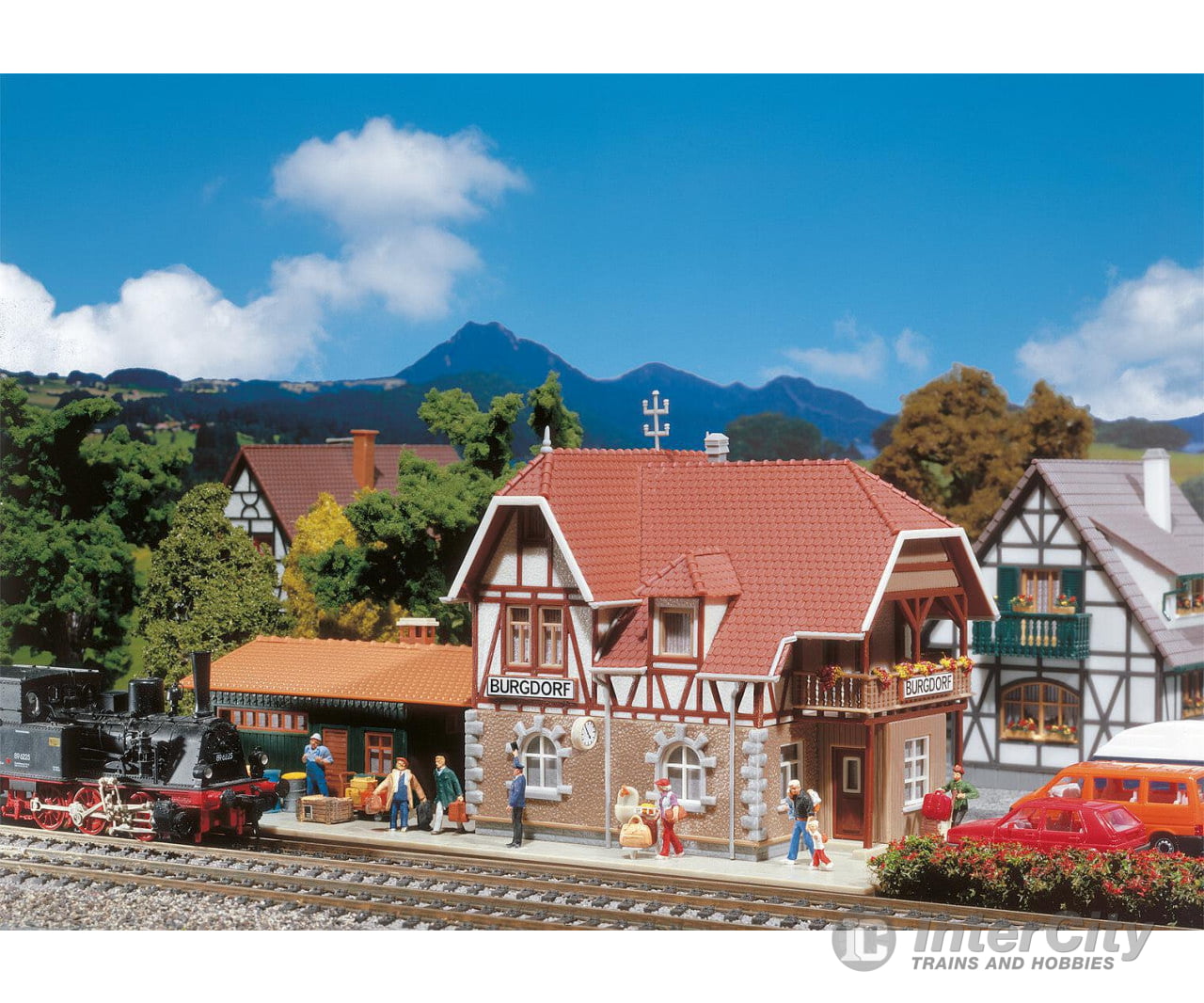 Faller 131377 Ho Burgdorf Station Structures