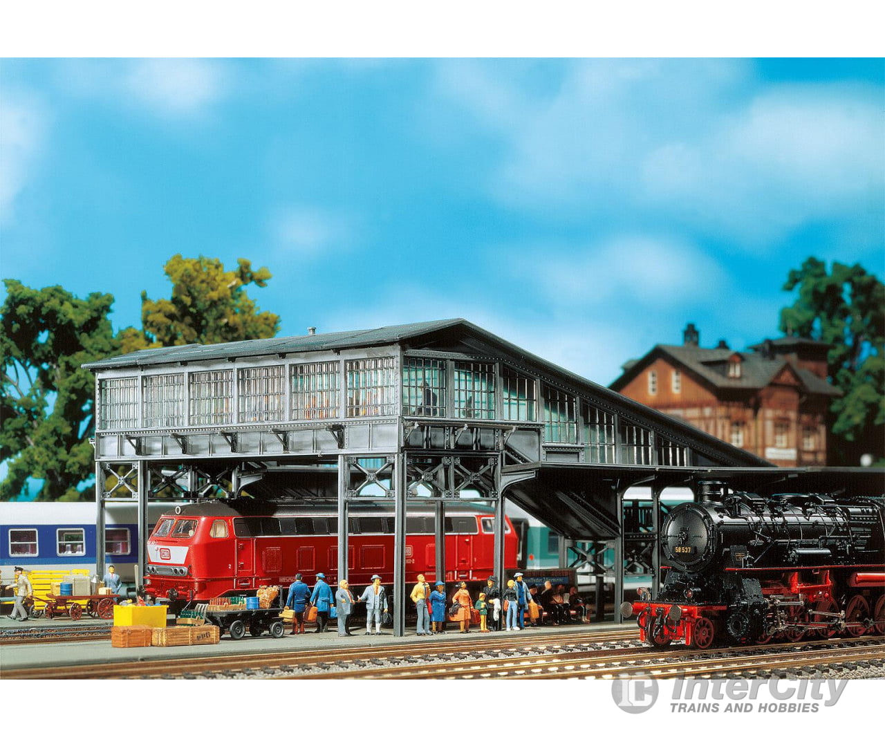 Faller 131378 Ho Platform Footbridge Structures