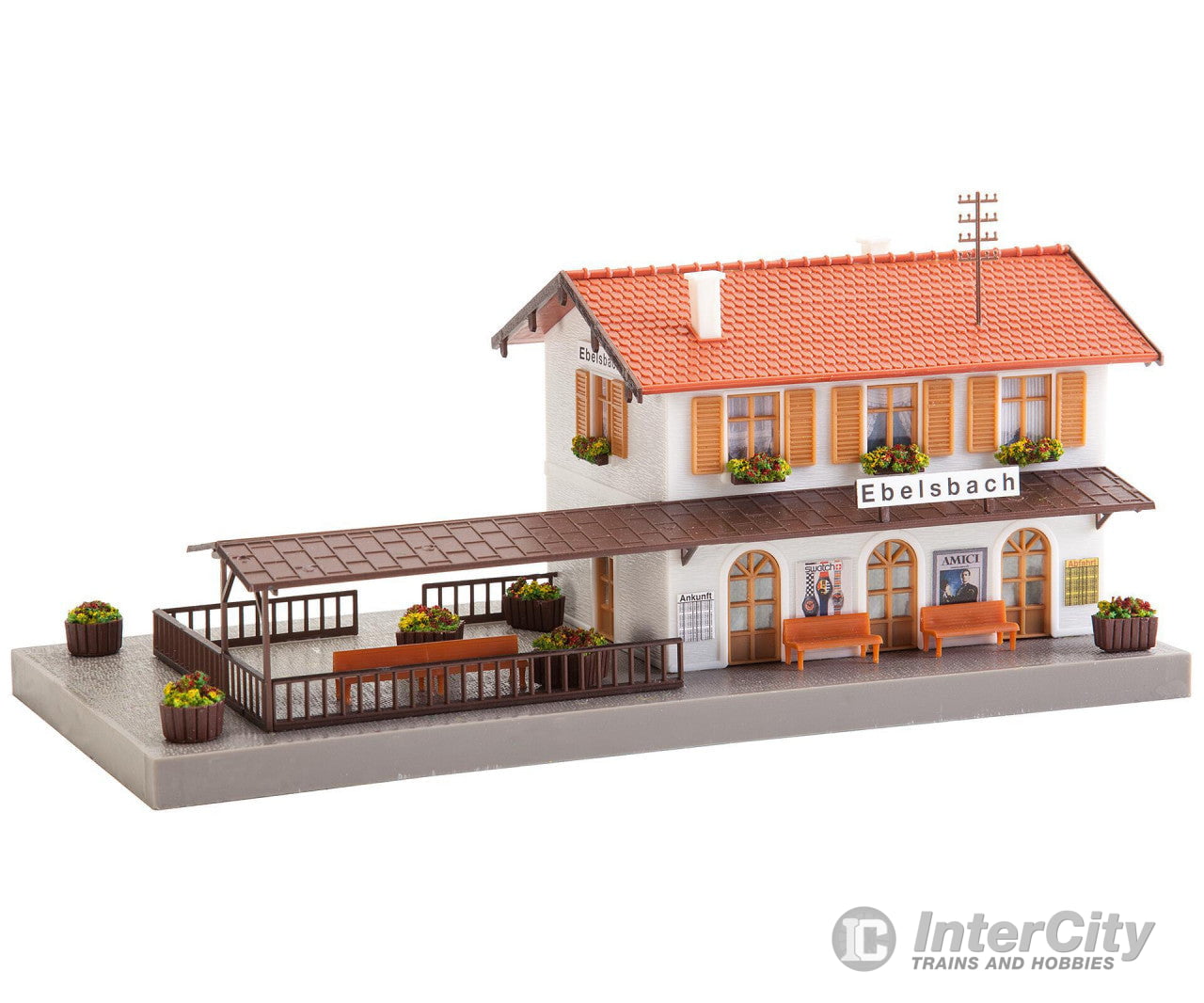 Faller 131380 Ho Ebelsbach Station Structures