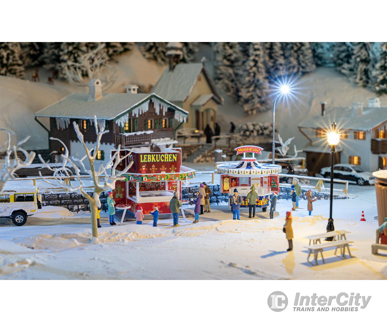 Faller 134001 Ho 2 Christmas Market Stands Structures