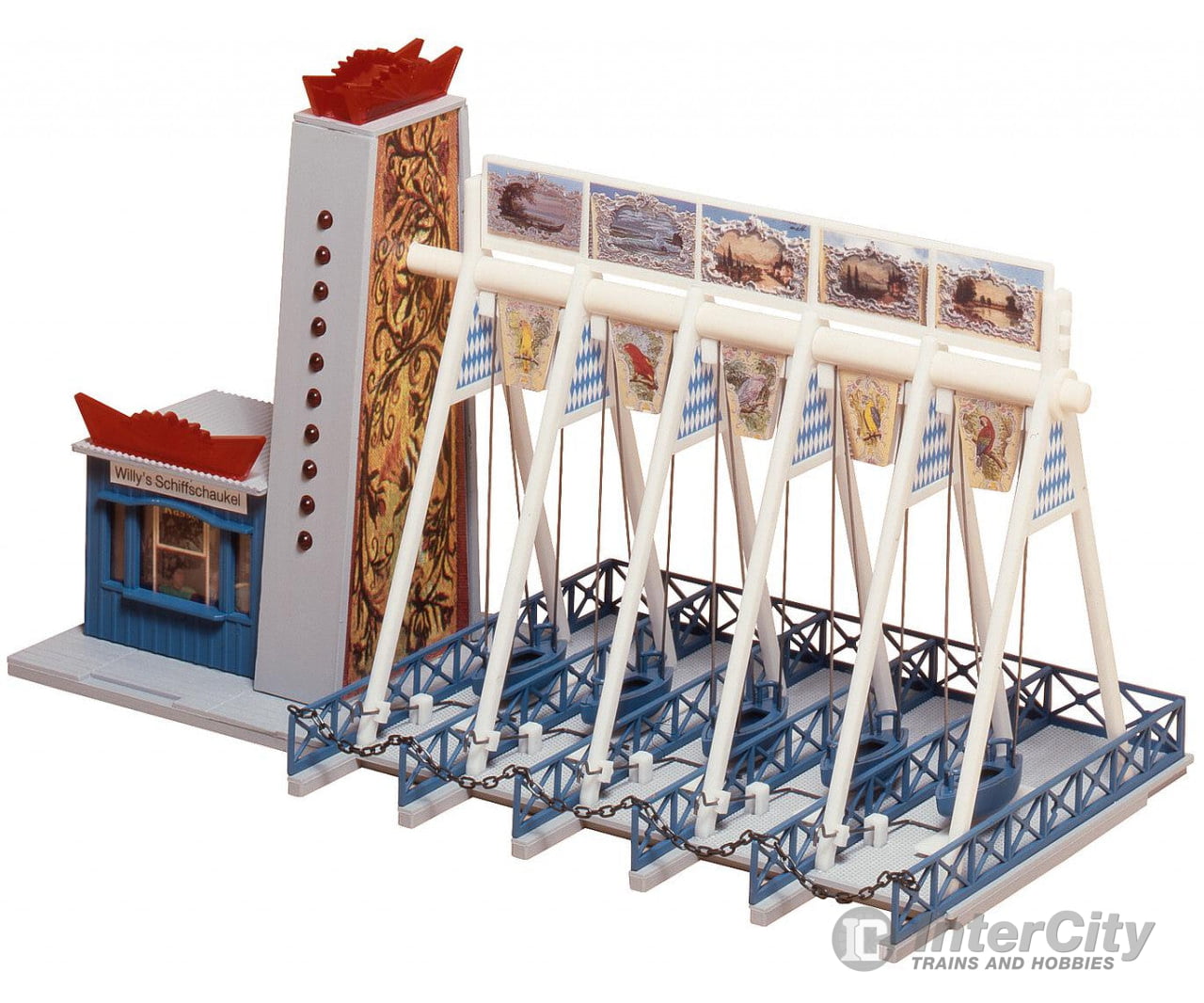 Faller 140318 Ho Swingboats With Motor Structures