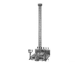 Faller 140325 HO Power Tower Free Fall Fairground with Motor Brand New in Sealed Package Structures