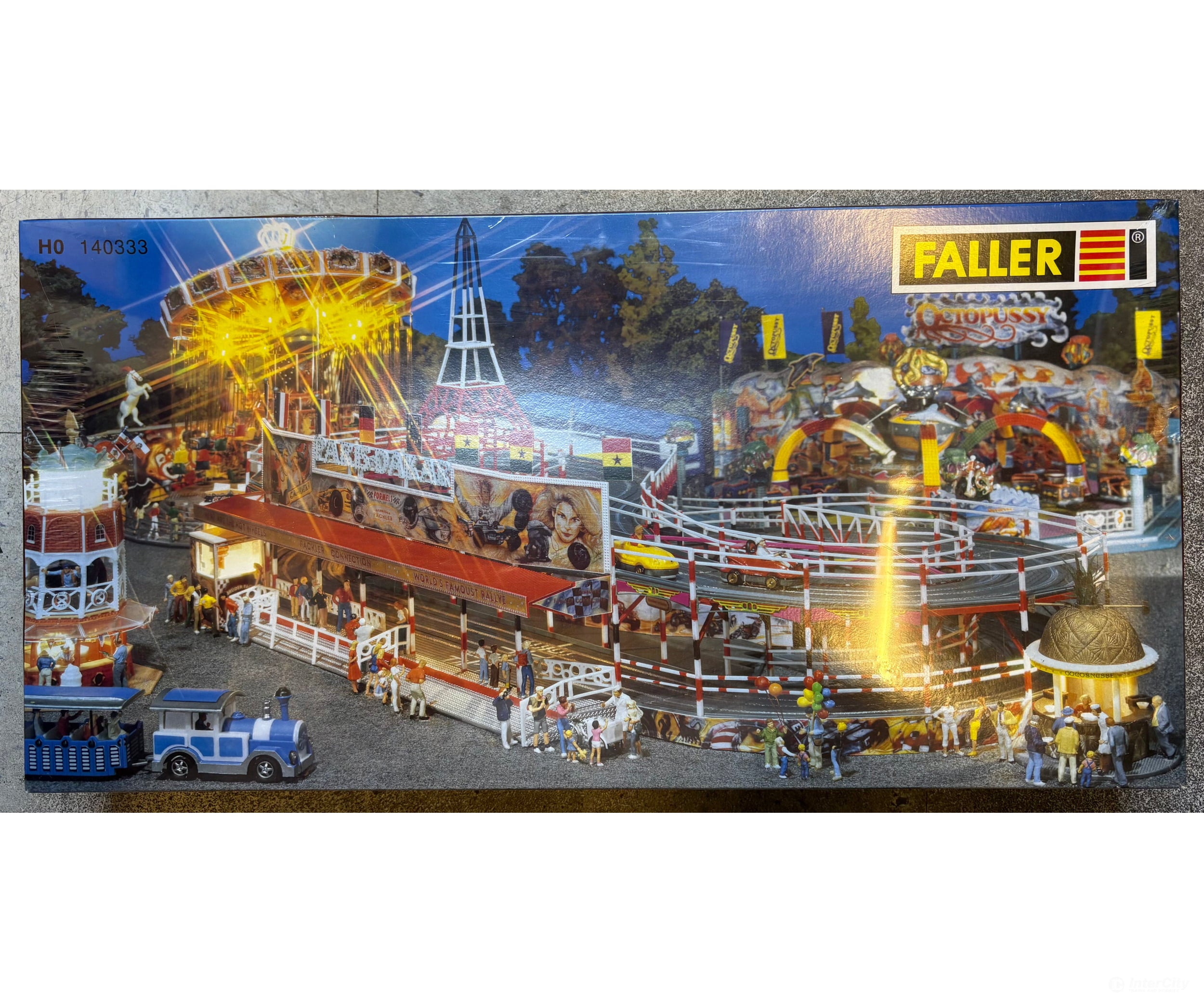 Faller 140333 HO Paris-Dakar Go-Kart Track Motorized - Structures
