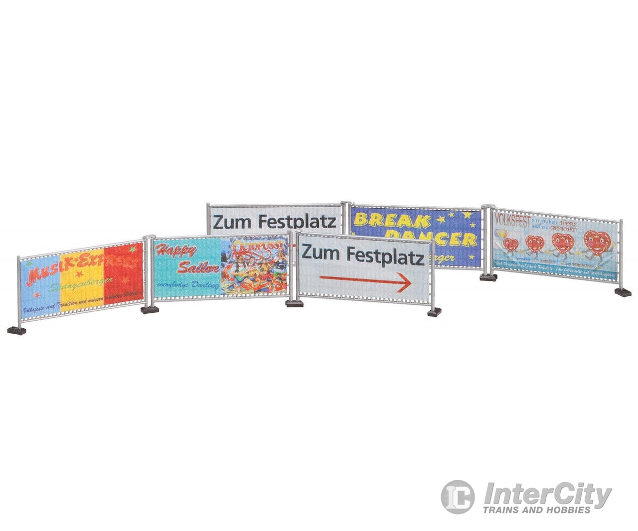 Faller 140341 Ho County Fair Set With Polyp Structures