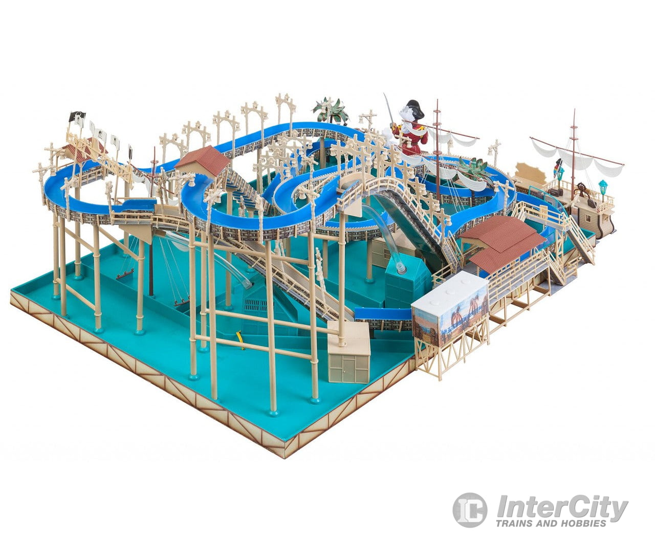 Faller 140430 Ho Pirate Island Wildwater Canoeing Course Structures