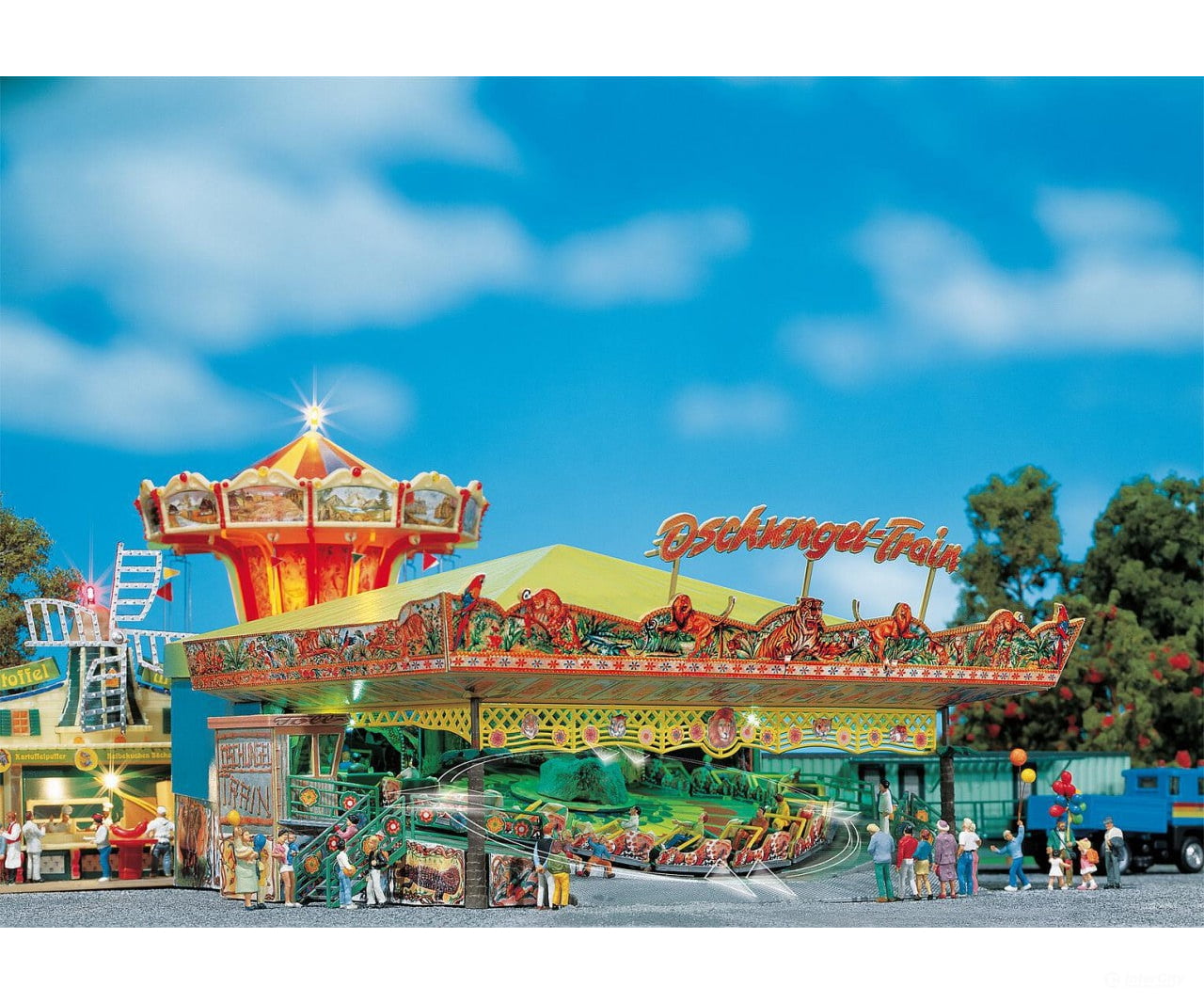 Faller 140433 Ho Jungle Train Roundabout Structures