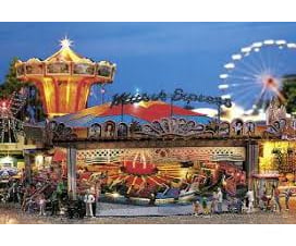 Faller 140437 HO Music Express Carrousel Ride Brand New in Sealed Package Structures