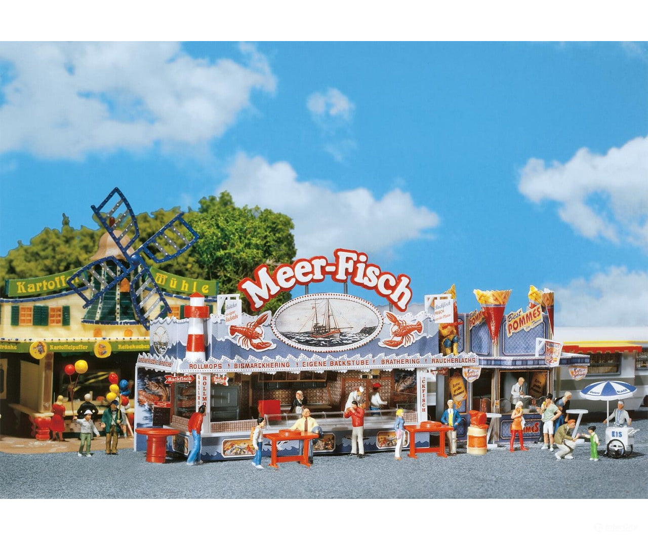 Faller 140445 Ho Sea Fish Fairground Booth Structures