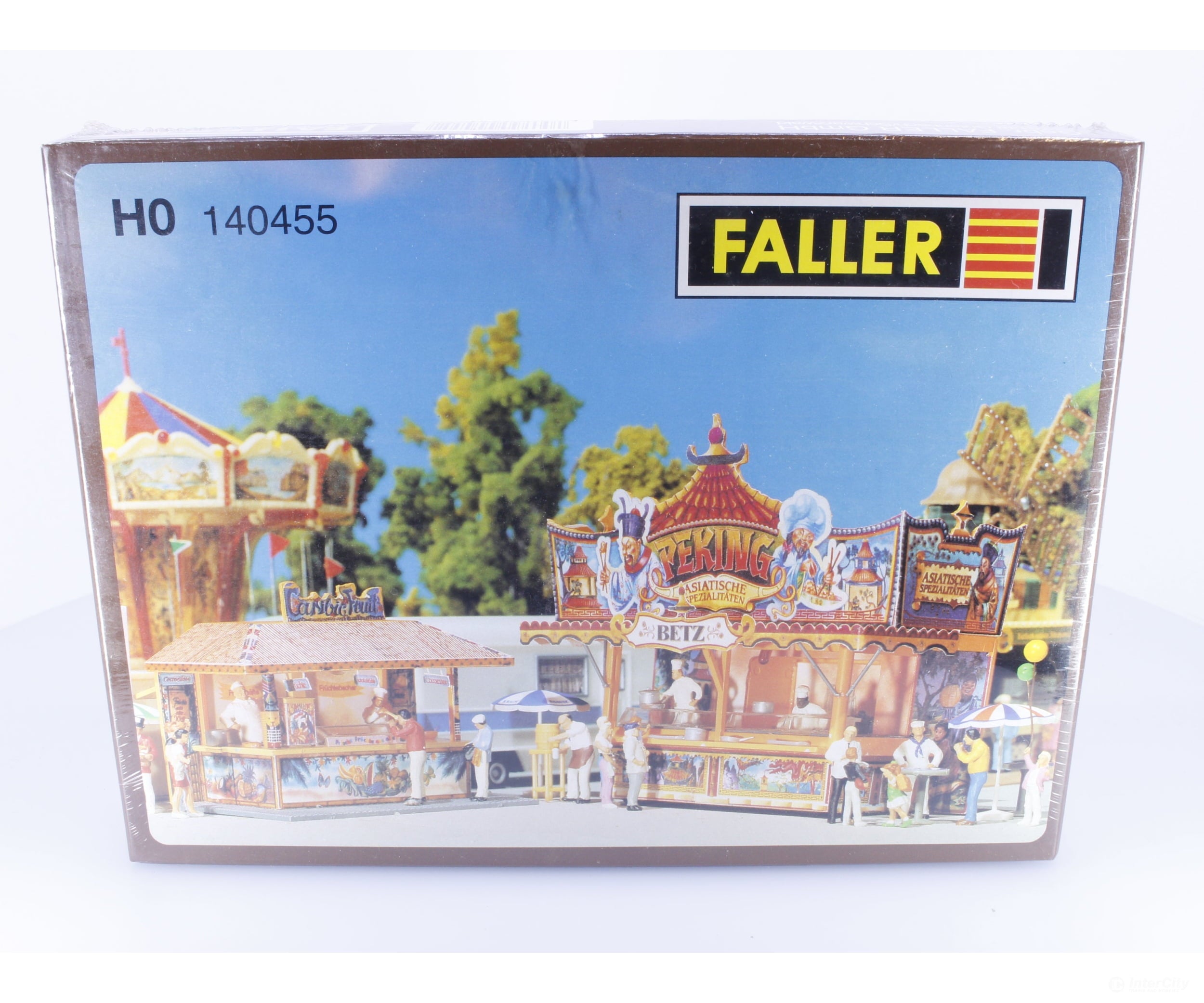 Faller 140455 HO 2 Fairground Booths Brand New in Sealed Package Structures