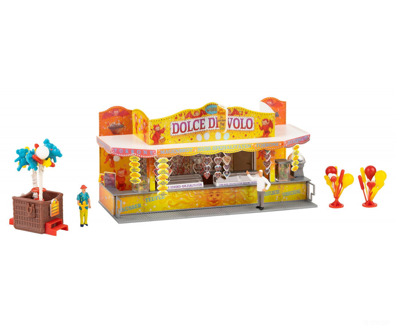 Faller 140474 Ho Sweets Stall And Balloon Artist Structures