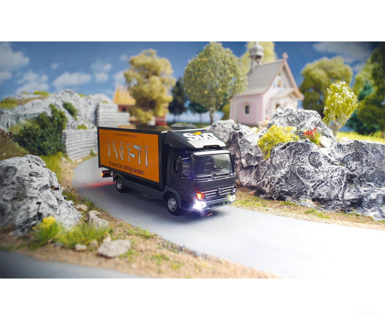 Faller 161303 Ho Car System Digital Lorry Mb Atego Sixt (Herpa) Cars & Trucks