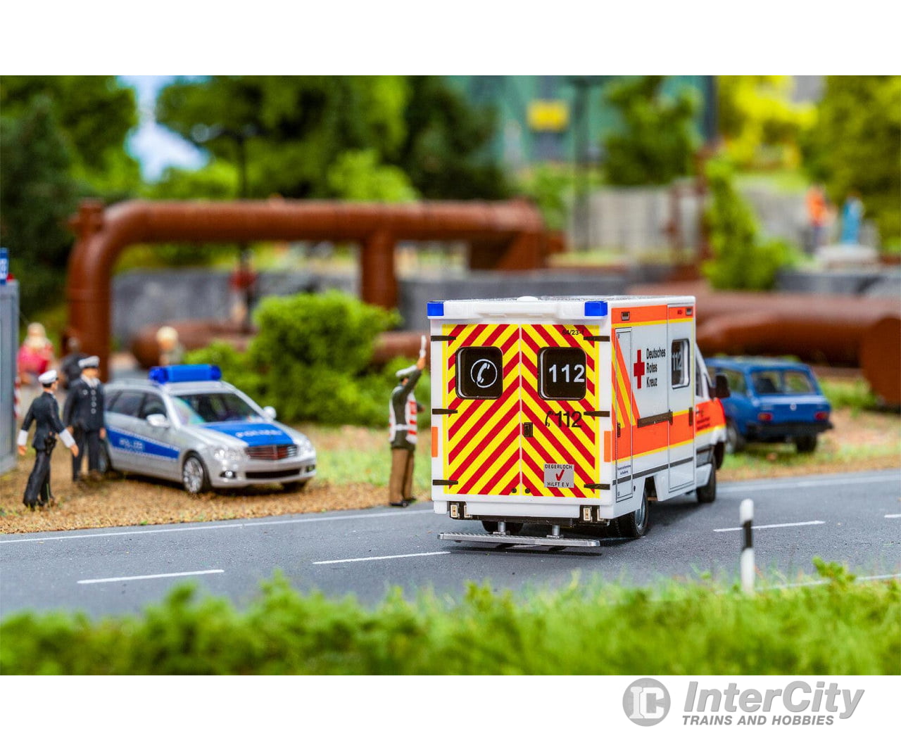 Faller 161321 HO Car System Digital MB Sprinter Ambulance DRK (HERPA) Cars & Trucks
