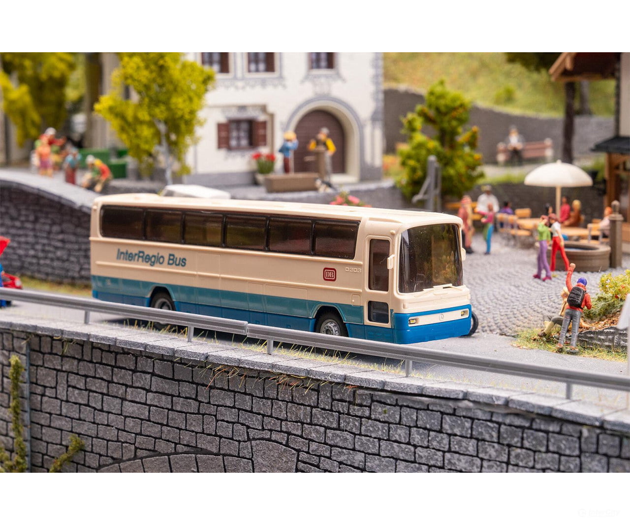 Faller 161322 HO Car System Digital MB O 303 RHD InterRegio Bus (WIKING) - Cars & Trucks