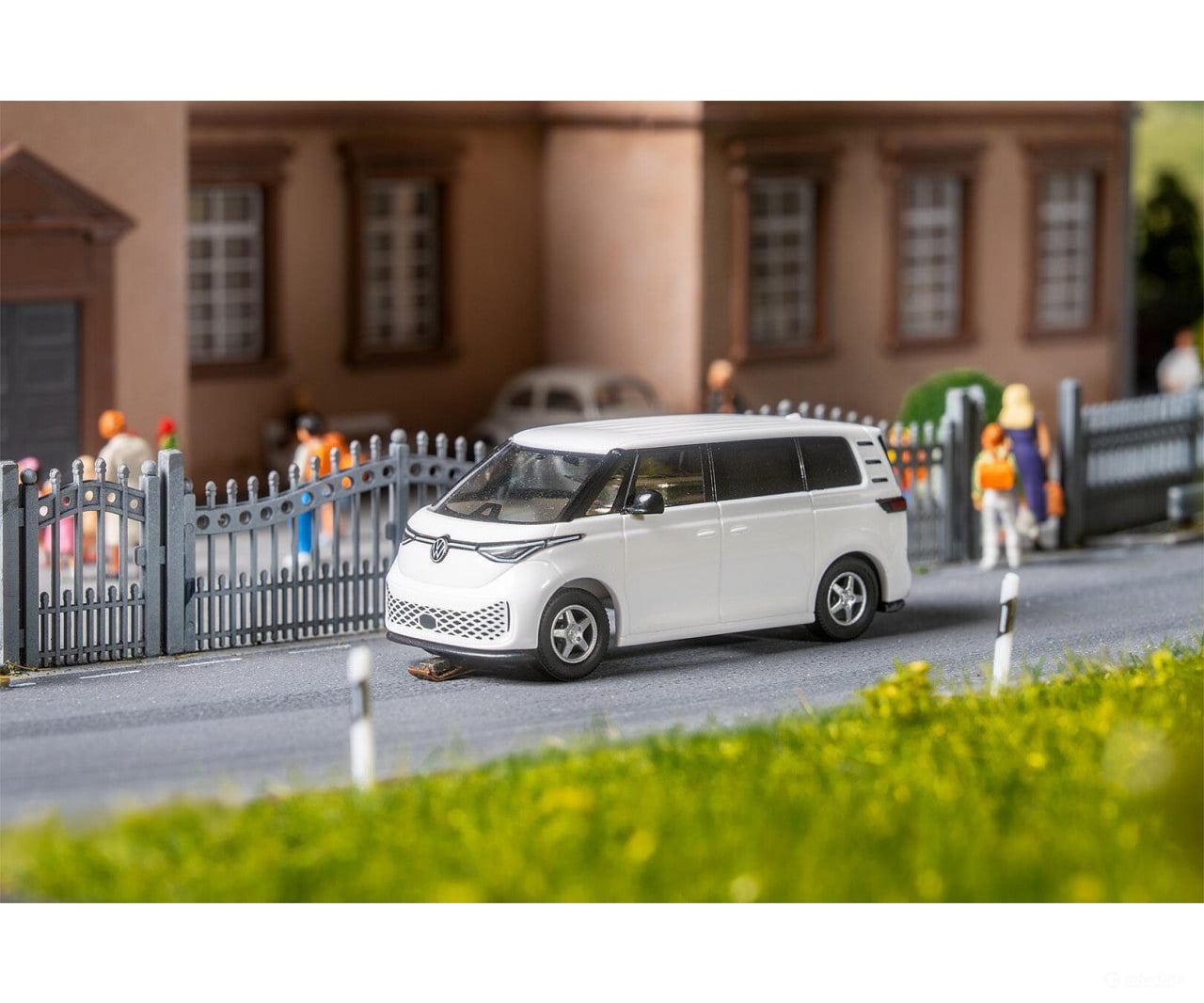 Faller 161423 HO VW ID Buzz white (HERPA) - Cars & Trucks